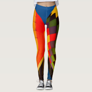 Warme luchtballonnen gloeien leggings