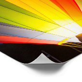 Warme luchtballonnen gloeien poster (Hoek)