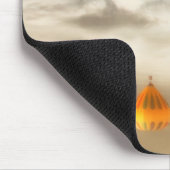 Warme luchtballonnen waterreflectie muismat (Hoek)