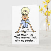 warme maaltijd kaart (Gele Bloem)