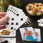 Warme man laat stralen Ziektevrije Man Hunk Pokerkaarten (Insitu)