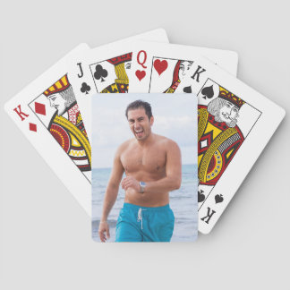 Warme man laat stralen Ziektevrije Man Hunk Pokerkaarten