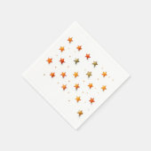 Warme minimalistische sterren: Verjaardagsfeestser Servet (Hoek)
