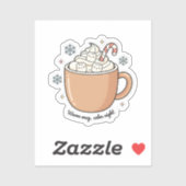 Warme Mok Kalm Nacht Sticker | Knus Winter Sticker (Vel)