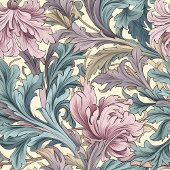 Warme Morris geïnspireerde pimpernel erfgoed deken