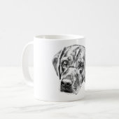 Warme ogen in de oogstgloed koffiemok (Voorkant links)