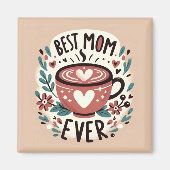 Warme omhelzing - beste mama ooit magneet (Voorkant)