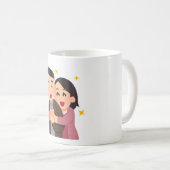 Warme Omhelzing en Sprankelende Vreugde Koffiemok (Voorkant rechts)