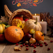 Warme Oogstverzameling – Thanksgiving Uitnodiging
