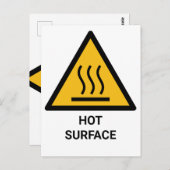 Warme Oppervlaktewaarschuwing, Extreme Hittewaarsc Briefkaart (Voorkant / Achterkant)