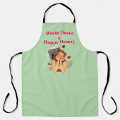 Warme ovens Happy Hearts Schort (Voorkant)