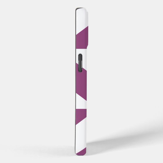 Warme Paarse geometrische deco kubus Case-Mate iPhone Case (Achterkant / Rechts)