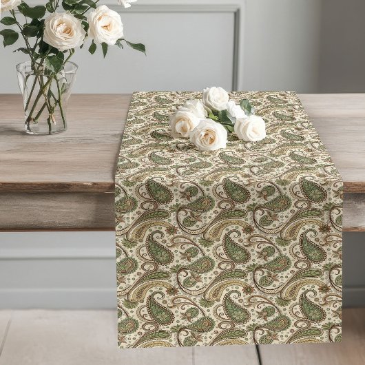 Warme Pastel Earth-Tone Boho Style voor entertainm Lange Tafelloper