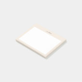 Warme perzik omrande takenlijst post-it® notes (Schuin)