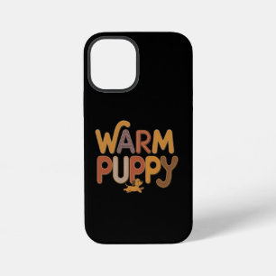 warme puppy iPhone 12 mini hoesje