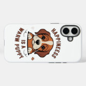 Warme puppy vreugde Case-Mate iPhone case (Achterkant (horizontaal))