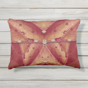 Warme rode en gouden clutch buitenkussen