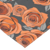 Warme Roestige Oranje Rozen Tafelkleed (Gekanteld)