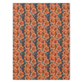 Warme Roestige Oranje Rozen Tafelkleed (Voorkant)