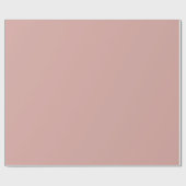 Warme Roze Blush Effen Cadeaupapier (Vlak)