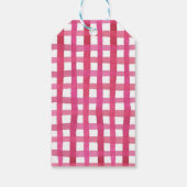 Warme roze Boerderij Birthday Dank je Cadeaulabel (Achterkant)