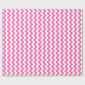 Warme roze Chevron Cadeaupapier (Vlak)