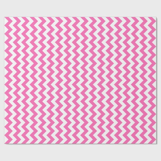 Warme roze Chevron Cadeaupapier (Vlak)