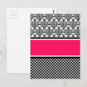 warme roze demeter briefkaart (Voorkant / Achterkant)