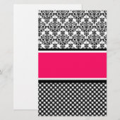 warme roze demeter briefpapier (Voorkant / Achterkant)