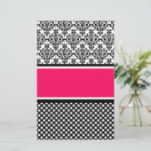 warme roze demeter briefpapier (Staand voorkant)