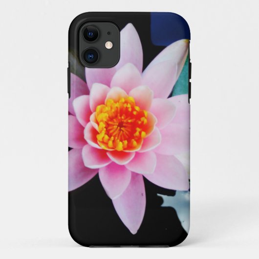 Warme roze en oranje lotuswaterbloem Case-Mate iPhone case (Achterkant)