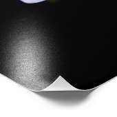 Warme roze en oranje lotuswaterbloem foto afdruk (Hoek)