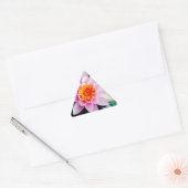 Warme roze en oranje lotuswaterbloem sticker (Envelop)