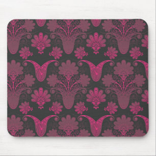 warme roze en zwarte demask muismat