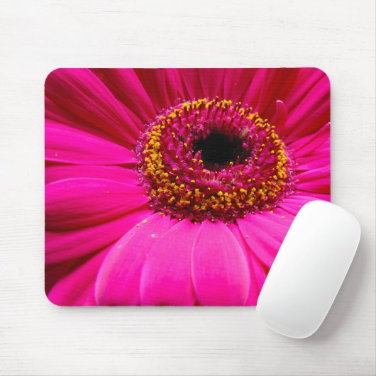 warme roze gerber daisy muismat (Met muis)