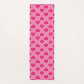 Warme roze harten yogamat (Achterkant)