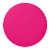 Warme roze keramische knop (Voorkant)