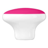 Warme roze keramische knop (Zijkant)