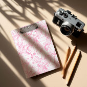 Warme Roze Krabbelkatten – modern leuk patroon Klembord