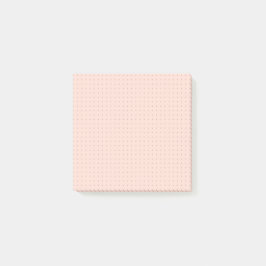 Warme roze puntenraster Post-it Notes
