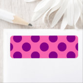 Warme Roze Stippen Etiket (Insitu)