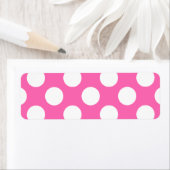 Warme Roze Stippen Etiket (Insitu)