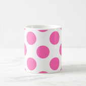 Warme Roze Stippen Koffiemok (Center)
