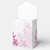 Warme Roze Wildflowers Waterverf Handgeschilderd Bedankdoosjes (Geopend)