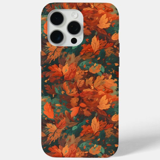 Warme rustieke Waterverf bladeren - Boho esthetisc Case-Mate iPhone Case (Achterkant)