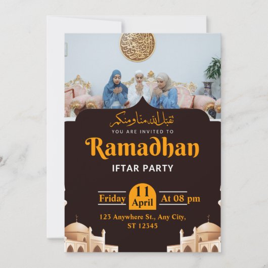 Warme Saamhorendheid: Een Ramadansouperfeest Kaart (Voorkant)