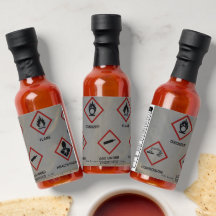 Warme saus Waarschuwing