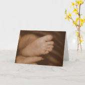 warme sethsvoeten kaart (Gele Bloem)