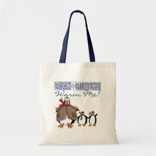 Warme sneeuwvlokken me de T-shirts en de Giften Tote Bag
