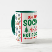 Warme Sokken En Heet Cacao Mok (Voorkant links)